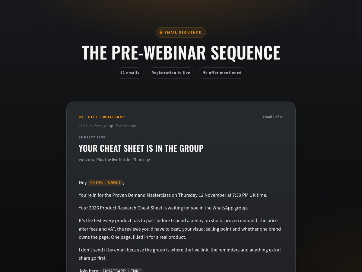 Pre-webinar preview