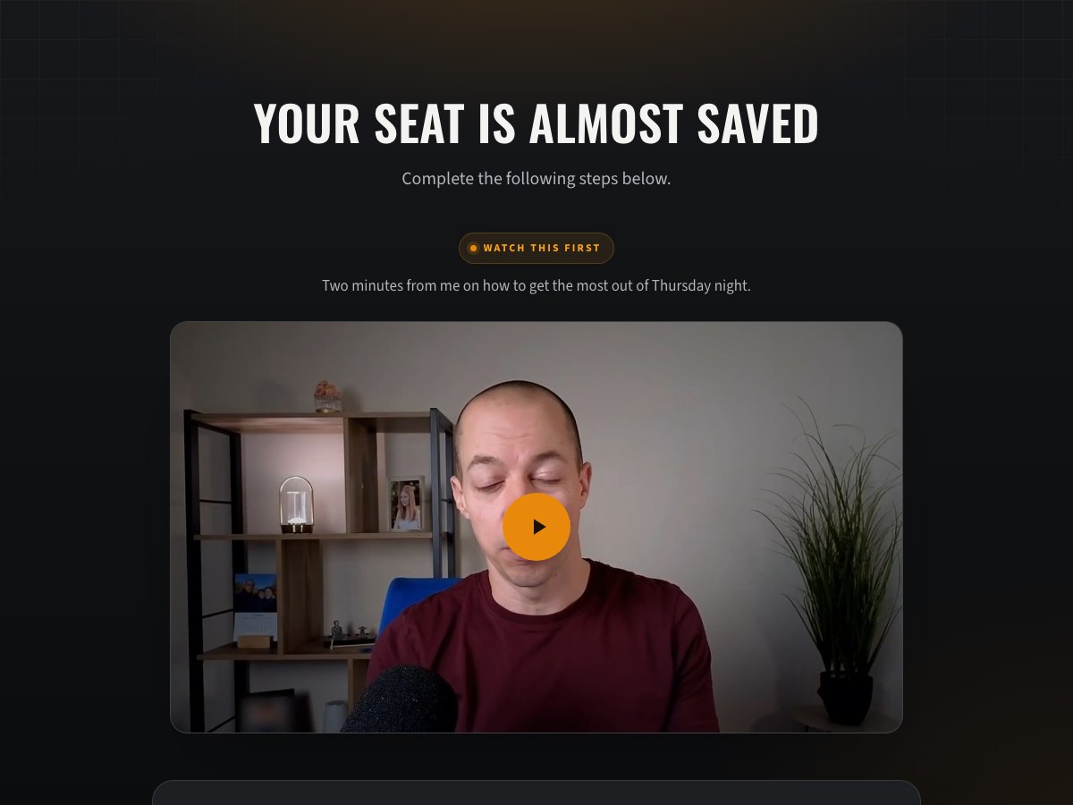 Thank-you page preview