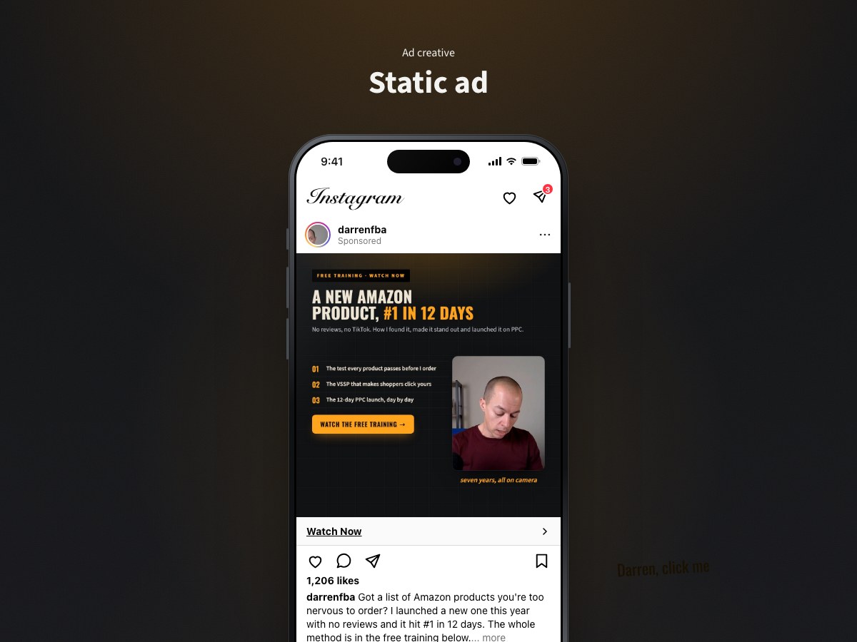 VSL static ad preview